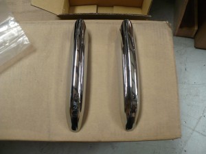 Camaro 1967-1968 Bumper Guard Over Riders Rear (Pair) 