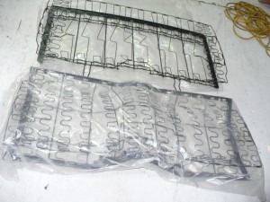 Camaro Firebird 1967-1969 Convertible Rear Seat Frame Back and Bottom 