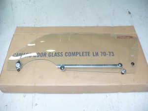Camaro 1970-1974 Door Glass Complete LH or RH