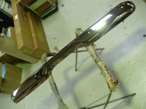 Chevy Pickup 1958-1959 Bumper Rear Fleetside