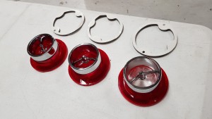 Impala 1963 Tail Lamp Lens Set 3pc (1 side)