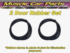 Ford Falcon XR-XY Front Door Rubber / Seal Set (2pc)