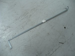 Mustang 67-68 Trunk Hinge Torsion Rods Convertible (Pair)