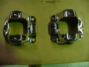 Mustang 1964-1966 Shock Tower Cap Chrome (Pair)