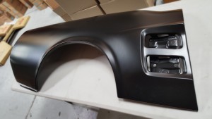 Mustang 67 Convertible Quarter Panel With Luvers & No Lamp Cutouts