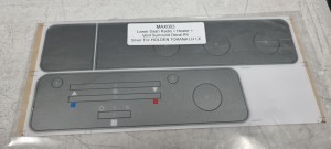 Torana LH-LX Silver Lower Dash Radio And Heater Control Decal Kit