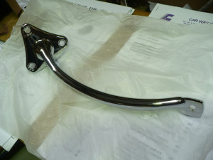 Chevy Pickup 1955-1959 Right Hand Outer Mirror Mount Chrome
