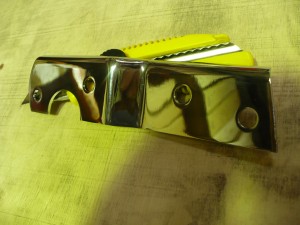 Chevy Pickup 1955-1966 Left Hand Tail Light Bracket Chrome