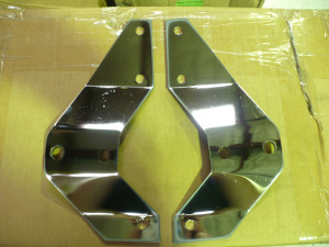 Ford F100 1953-1956 Front Bumper Bar Bracket Set (Chrome)