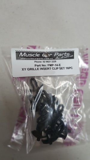 Ford Falcon XY Grille Insert Clip Kit 16pc