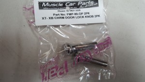 Ford Falcon XT-XB Door Lock Knob Chrome 2pk