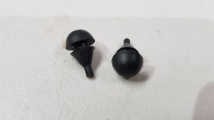 Ford Falcon XR-XC Number Plate Bumper Rubber Pair