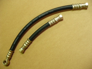 Mazda RX3 Oil Cooler Lines and Fittings (2pc) R100 RX2 RX4 RX7 (79-82) 10A 12A 13B