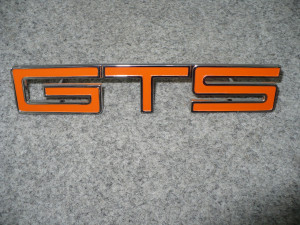 Holden HK HT HG Monaro 'GTS' Boot/Guard Badge