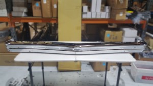 Holden Torana LH/LX Chrome Front Bumper With Rubber And Jack Holes