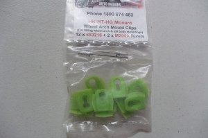 Holden HK-HT-HG Monaro Wheel Arch Mould Clips