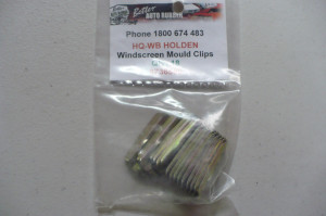 Holden HQ-WB Windscreen Mould Clips 18pc