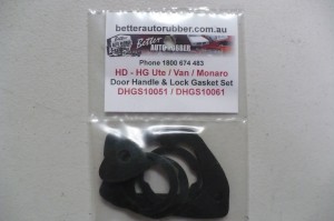 Holden HD-HG Ute/Van/Monaro Door Handle & Lock Gasket Set