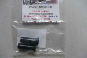 Holden FX-HR Black Door Lock Knob 2pc