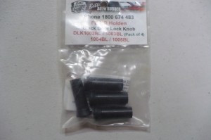 Holden FX-HR Black Door Lock Knob 4pc