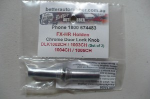 Holden FX-HR Chrome Door Lock Knob 2pc