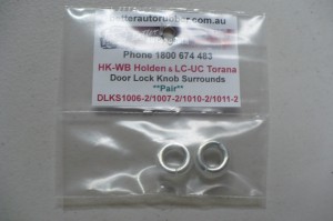Holden HK-WB & Torana LC-UC Door Lock Knob Surrounds 2pc