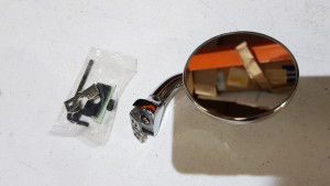 3 Inch Round Peep Mirror With Bent Arm