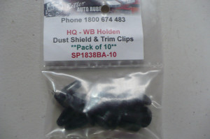 Holden HQ-WB Dust Shield & Trim Clips 10pc