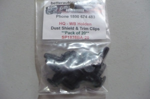 Holden HQ-WB Dust Shield & Trim Clips 20pc