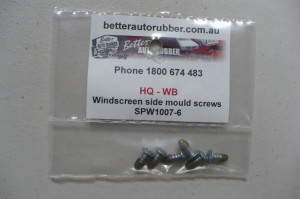 Holden HQ-WB Windscreen Side Mould Screws