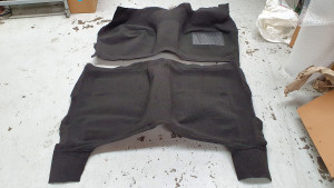Holden Torana LH-LX Four Door Black Loop Pile Carpet With Underlay (4PC)