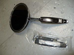 Camaro Chevelle El Camino Impala Nova 1966*-1972* Round Door Mirror With Bowtie Logo