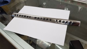 Chevy Pickup 1947-1954 GMC Dash Trim Logo