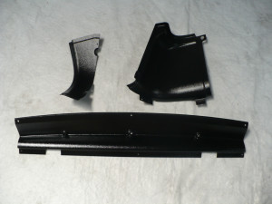 Mustang 1964-1966 Fastback Trim Rear Upper Panel (5pc)