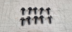 Ford Falcon XR-XY Black Guard / Fender Bolts 10pk