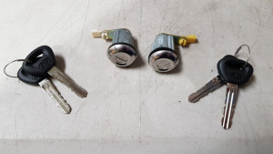Mazda RX3 Front Door Lock Set (Pair)