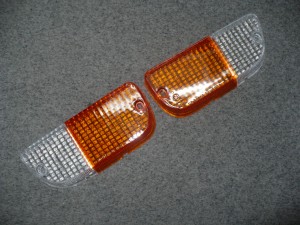 Mazda RX3 Park Lamp Lens Orange/Clear 