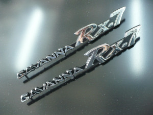 Mazda RX-7 Savanna Guard Badge Set