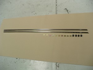 Mazda RX2 Sill Kit (2pc) with Clips (10pc) and End Cap Rubbers (4pc)