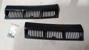 Datsun 1200 Black Cowl Vent Scoops