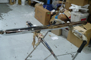 Datsun 1600/510/Blue Bird One piece style Chrome Front Bumper Bar WITHOUT Overrider Holes