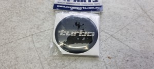 Holden Commodore Wheel Cap Decal Set - White Turbo