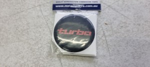 Holden Commodore Wheel Cap Decal Set - Red Turbo